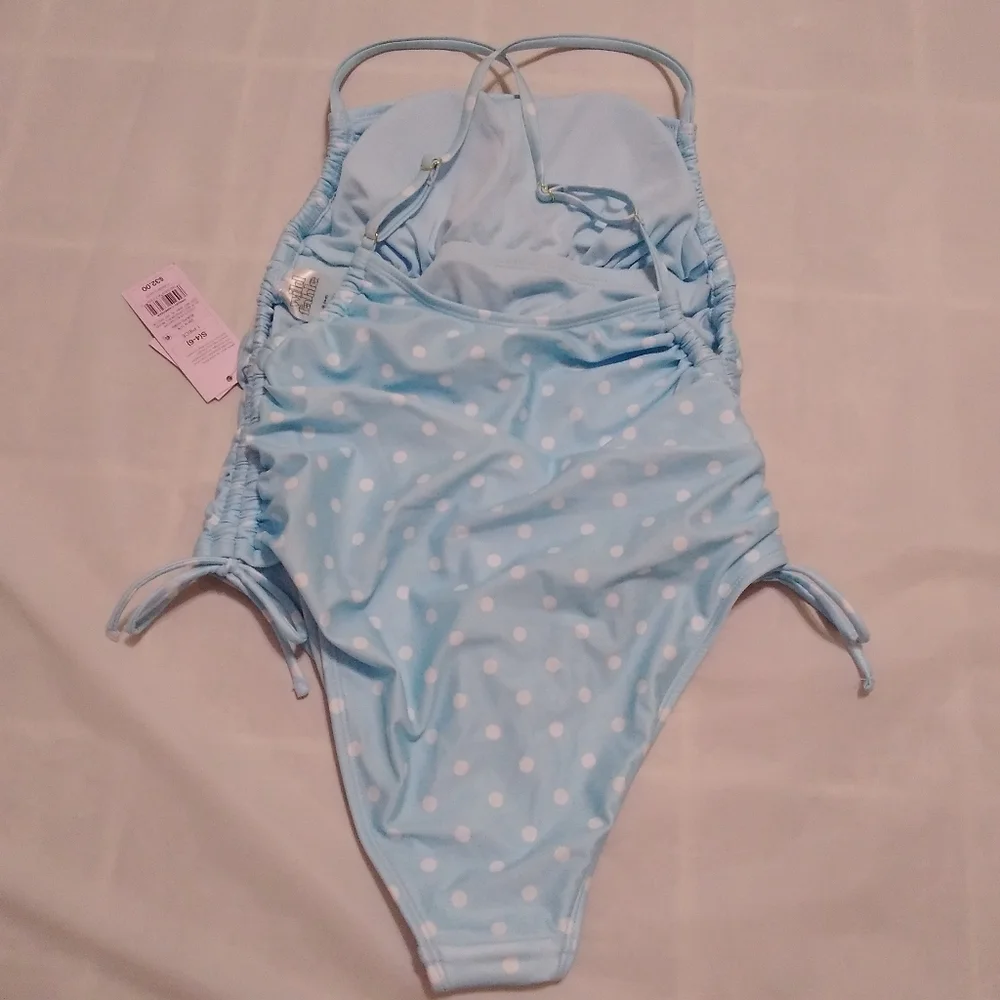 Wild Fable One Piece Swim Suit Adjustable Strap Cheeky SM